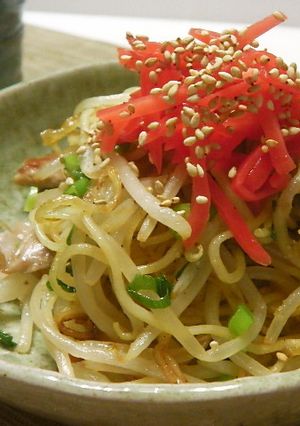 九州の味！ゆず胡椒でバリモチ塩焼きそば♬-レシピのメイン写真