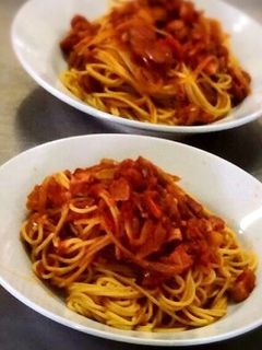 簡単♪トマトとベーコンのパスタ-レシピのメイン写真
