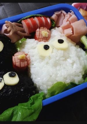 まっくろくろすけ♡キャラ弁-レシピのメイン写真
