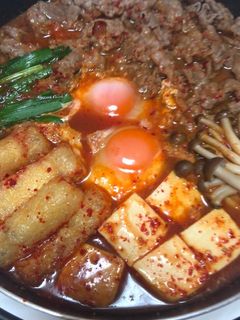 焼肉のタレで♥簡単プルコギ鍋-レシピのメイン写真
