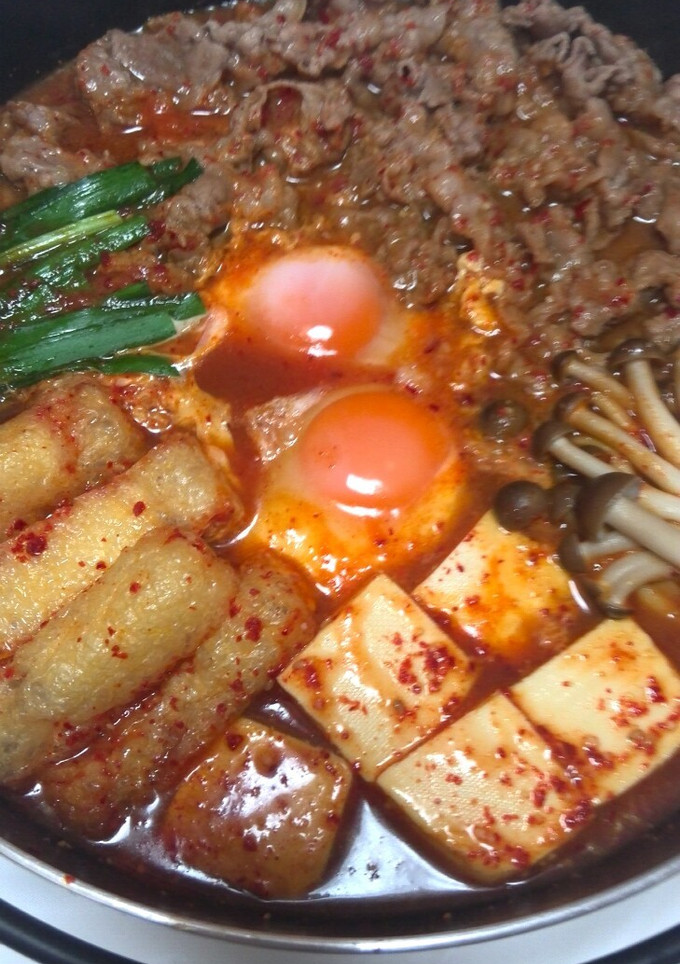 焼肉のタレで♥簡単プルコギ鍋-レシピのメイン写真