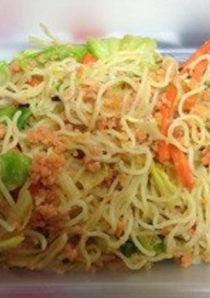 鮭フレークの焼きそば-レシピのメイン写真