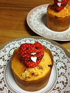 ハートなめこのチョコマフィン-レシピのメイン写真