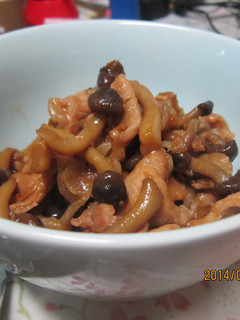 お弁当に!!④ しめじと豚肉の炒め煮-レシピのメイン写真