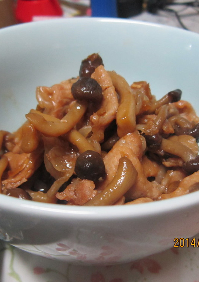 お弁当に!!④　しめじと豚肉の炒め煮-レシピのメイン写真