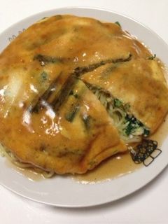高知県☆ニラ玉風あんかけ焼きそば-レシピのメイン写真