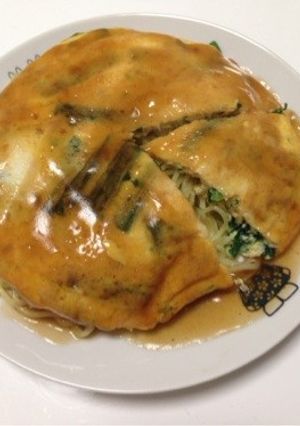 高知県☆ニラ玉風あんかけ焼きそば-レシピのメイン写真
