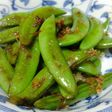 スナップエンドウの砂糖醤油炒めおかか和え