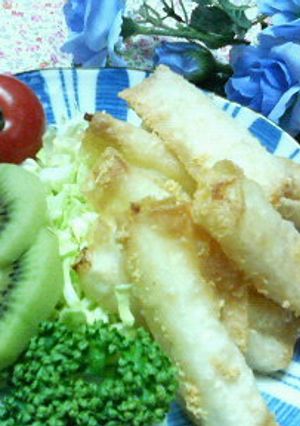 止まらない美味しさ☆長芋・筍・チーズ揚げ-レシピのメイン写真