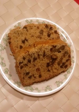 ＨＭでしっとりチョコバナナケーキ-レシピのメイン写真