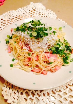 舞阪港のシラスで塩焼きそば☆-レシピのメイン写真