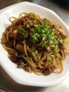 キノコとベーコンのバター醤油パスタ-レシピのメイン写真