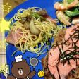 舞茸♡アスパラ♡生ハムのパスタ♪