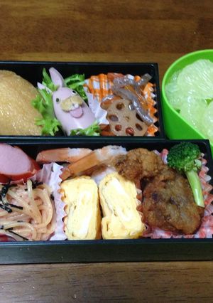 LINEポコパン☆ポコタ弁当（キャラ弁）-レシピのメイン写真