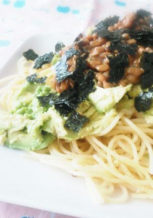 アボカドと納豆のパスタ＊チーズ風味-レシピのメイン写真