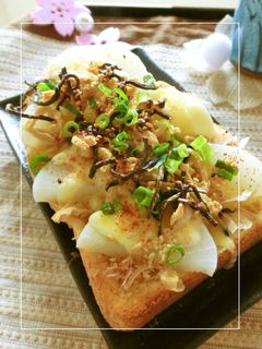 juicy大根×薄揚げの和トースト-レシピのメイン写真