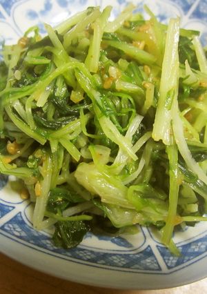 ピリッと美味しい～水菜のからし和え-レシピのメイン写真