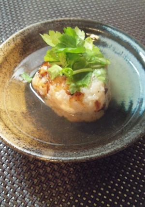 土鍋で簡単！鯛めしの焼おにぎり茶づけ-レシピのメイン写真