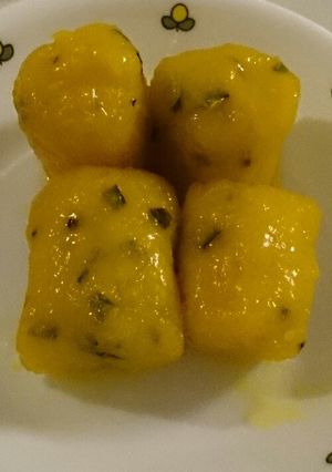 かぼちゃ団子(離乳食完了期)-レシピのメイン写真