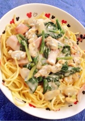簡単ハインツの缶詰で豪華クリームパスタ♡-レシピのメイン写真