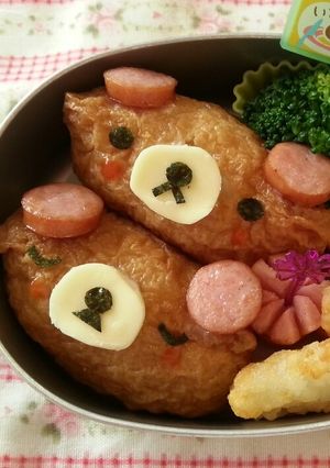 いなり寿司 リラックマ弁当-レシピのメイン写真