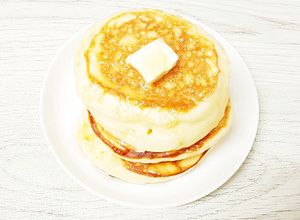 バナナとヨーグルトで✾もちふわパンケーキ-レシピのメイン写真
