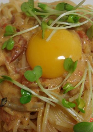 チリカルボナーラ-レシピのメイン写真