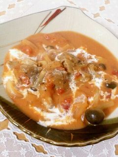 鶏肉のトマトクリーム煮★☆-レシピのメイン写真