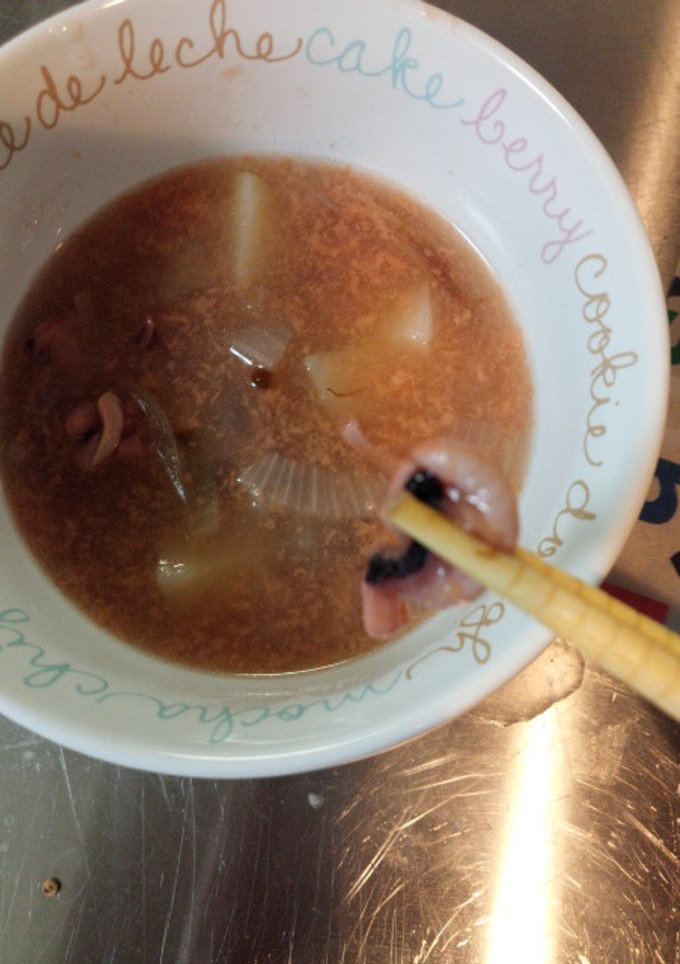 いか塩辛を使った和風スープ-レシピのメイン写真