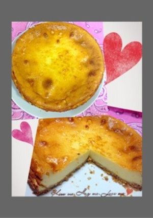 簡単！失敗なし濃厚ベイクドチーズケーキ♡-レシピのメイン写真