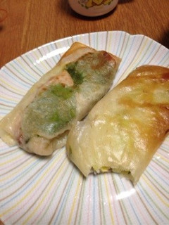 変わり春巻き•トンカツ風-レシピのメイン写真