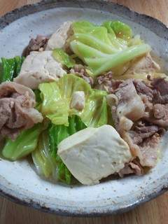 キャベツたっぷり☆肉豆腐-レシピのメイン写真