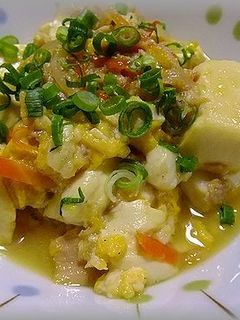 豆腐とツナの卵とじ-レシピのメイン写真
