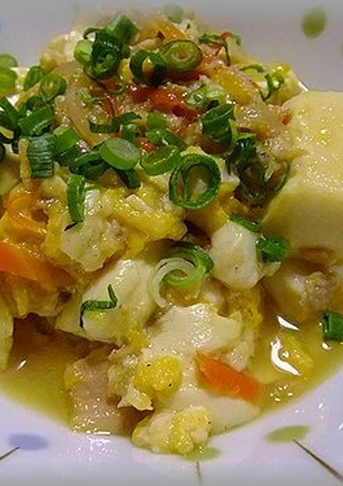 豆腐とツナの卵とじ-レシピのメイン写真