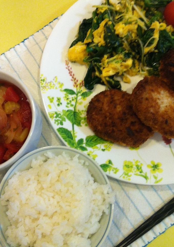 ほうれん草の卵炒め-レシピのメイン写真