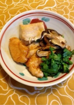 簡単♪舞茸とささみのすき焼き風煮-レシピのメイン写真