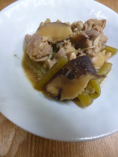 ふきと干しシイタケと鶏肉の炒め煮-レシピのメイン写真