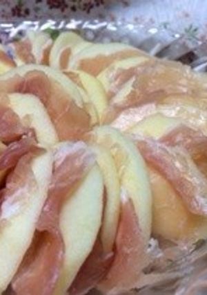 生ハムりんご-レシピのメイン写真