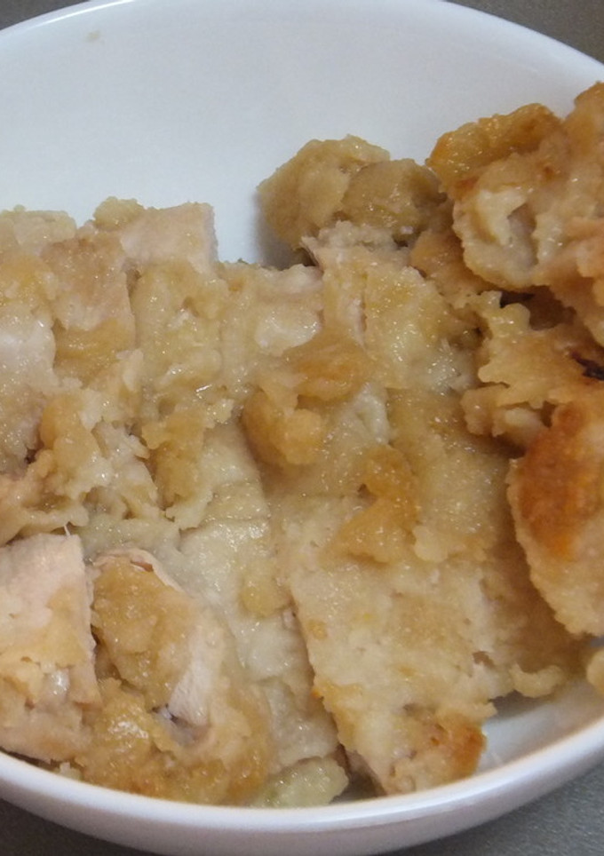 鶏むね肉の揚げ焼き・生姜焼き風の味付け-レシピのメイン写真