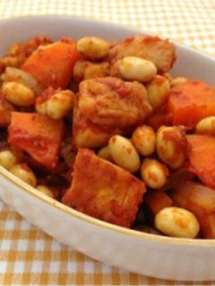 鶏と大豆のトマト煮-レシピのメイン写真