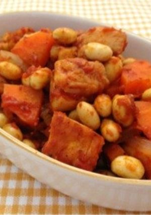 鶏と大豆のトマト煮-レシピのメイン写真