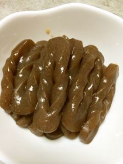 ☆簡単☆おせち☆節約☆こんにゃくの甘辛煮-レシピのメイン写真