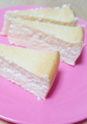 ｽﾗｲｽﾁｰｽﾞで濃厚ﾁｰｽﾞｹｰｷ-レシピのメイン写真