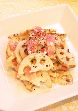 ☺簡単♪れんこんとベーコンのチーズ炒め☺-レシピのメイン写真