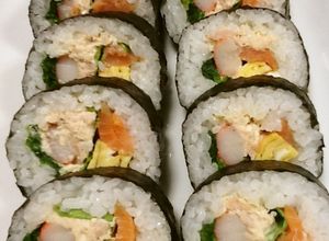 節分の恵方巻きに♡ママのサラダ巻き寿司-レシピのメイン写真