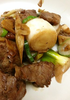 牛肉と冬野菜のハニー・バルサミコ炒め-レシピのメイン写真