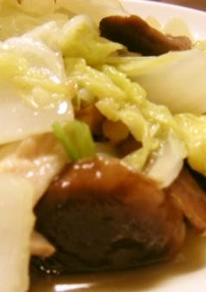 野菜不足に白菜と椎茸の炒め物-レシピのメイン写真