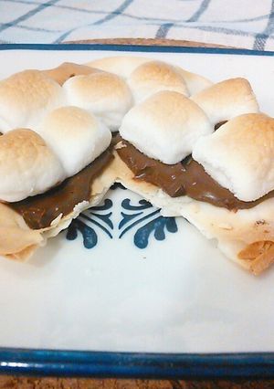 簡単☆チョコマシュマロピザ☆-レシピのメイン写真