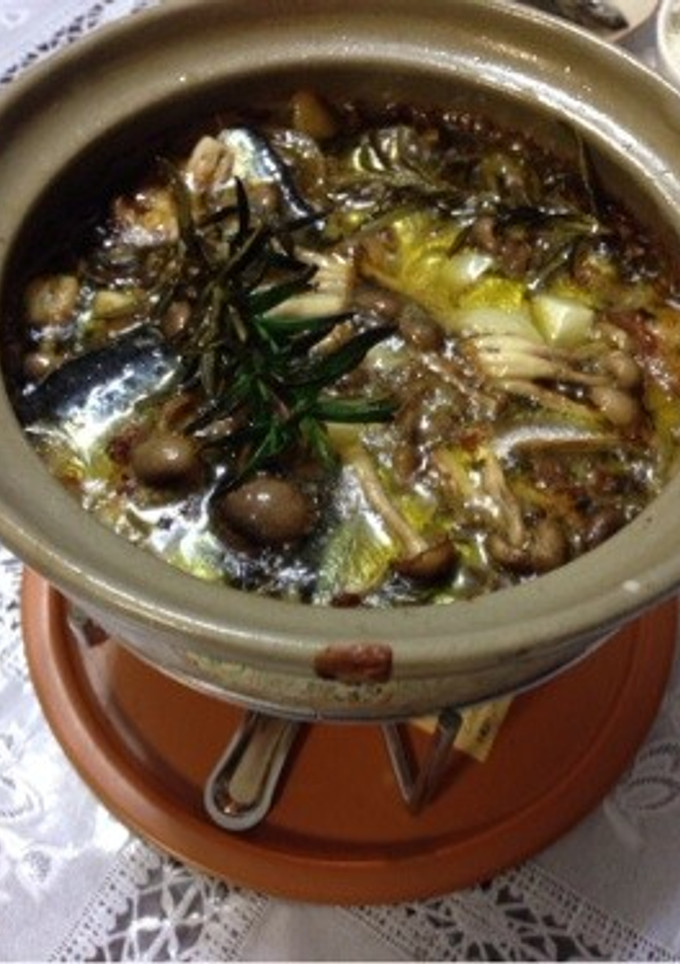 めちゃ簡単楽ちん 鰯のアヒージョ〜-レシピのメイン写真