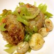 セロリ煮ハンバーグ